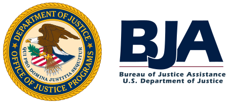 Office of Justice Programs seal next to Bureau of Justice Assistance logo